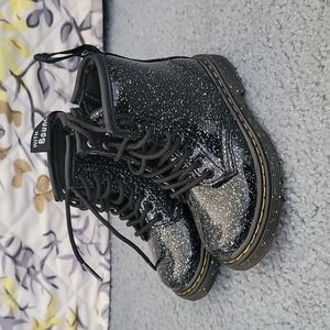 Toddler sparkly Doc Marten boots